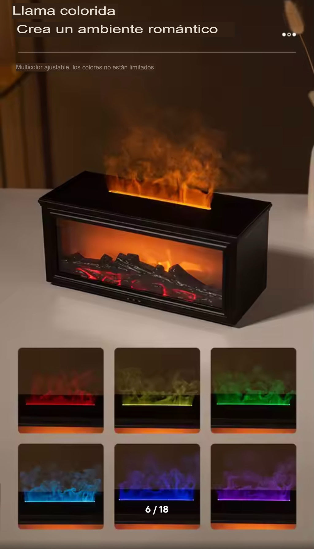 Chimenea Decorativa con Atomizador