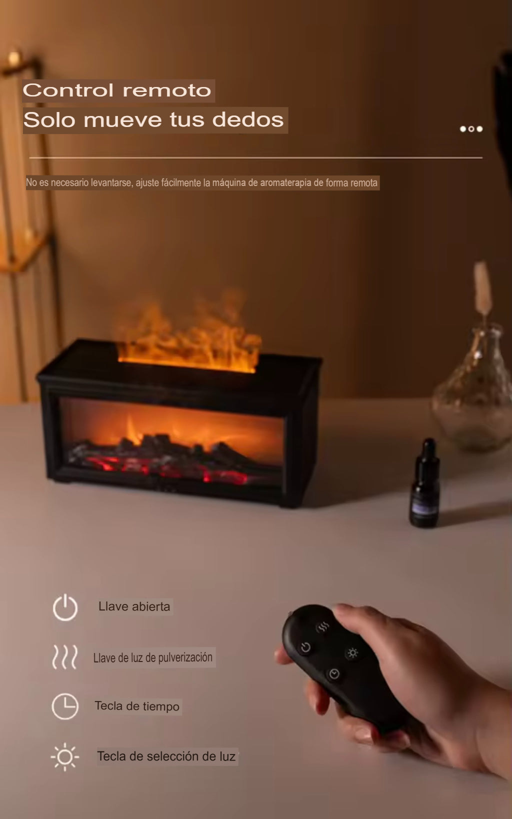 Chimenea Decorativa con Atomizador